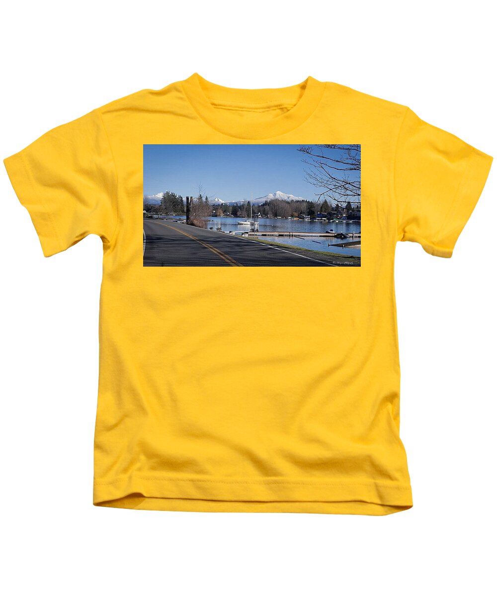 View of lake Steven - Kids T-Shirt