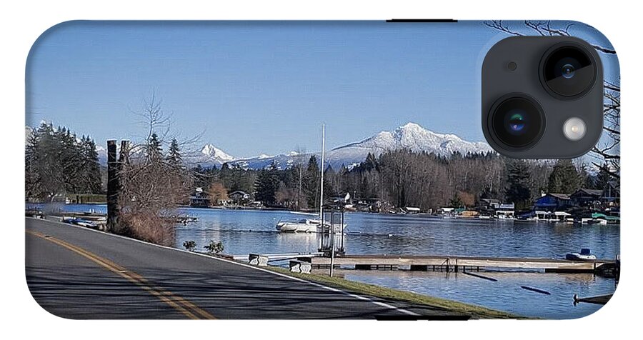 View of lake Steven - Phone Case