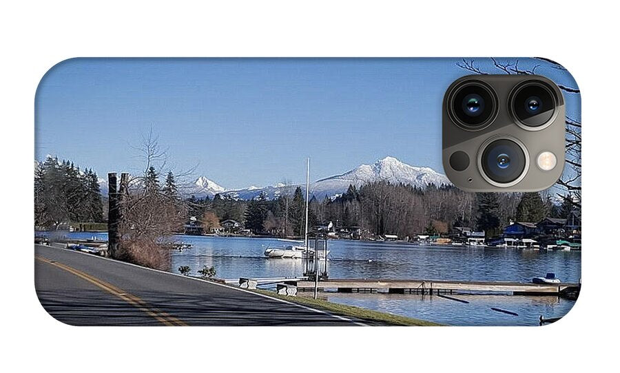 View of lake Steven - Phone Case