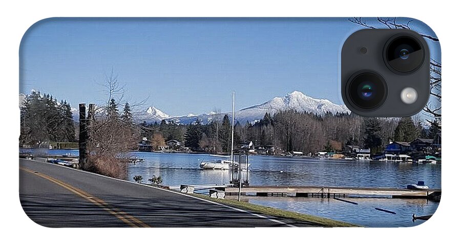 View of lake Steven - Phone Case