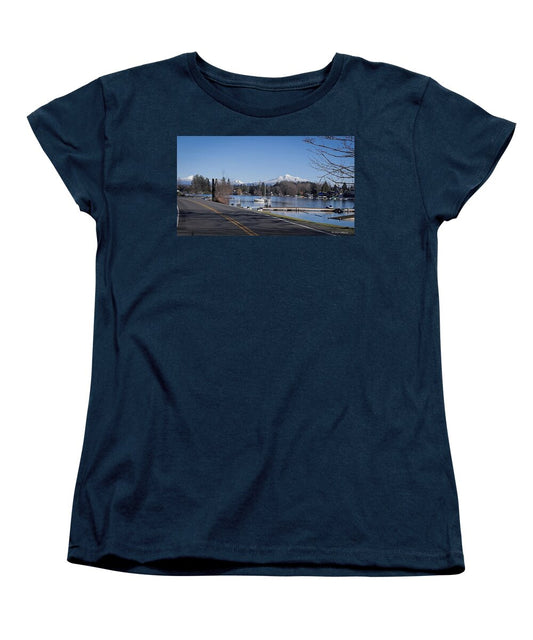 View of lake Steven - Women's T-Shirt (Standard Fit)