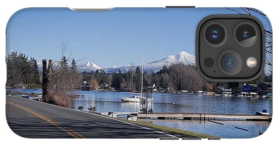 View of lake Steven - Phone Case