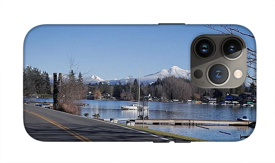 View of lake Steven - Phone Case