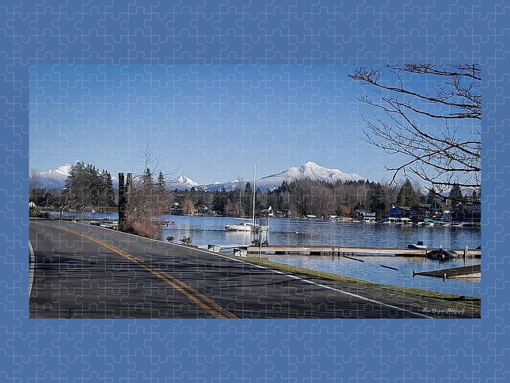 View of lake Steven - Puzzle