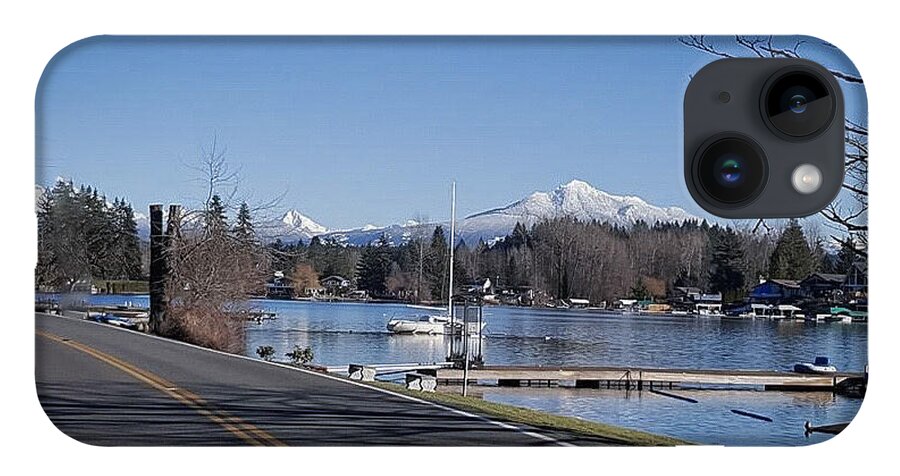 View of lake Steven - Phone Case