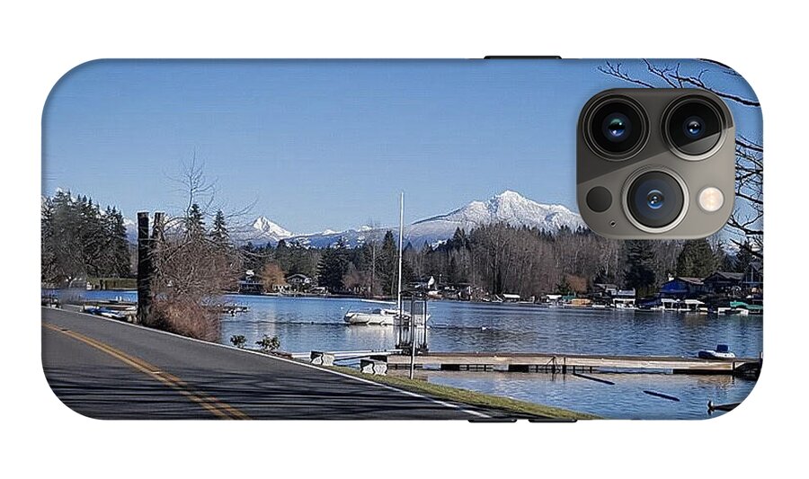 View of lake Steven - Phone Case