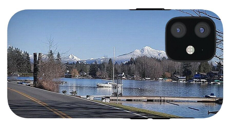 View of lake Steven - Phone Case