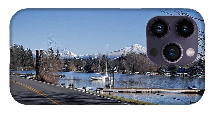 View of lake Steven - Phone Case