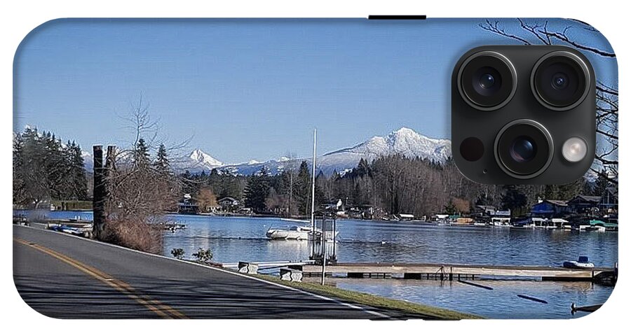 View of lake Steven - Phone Case