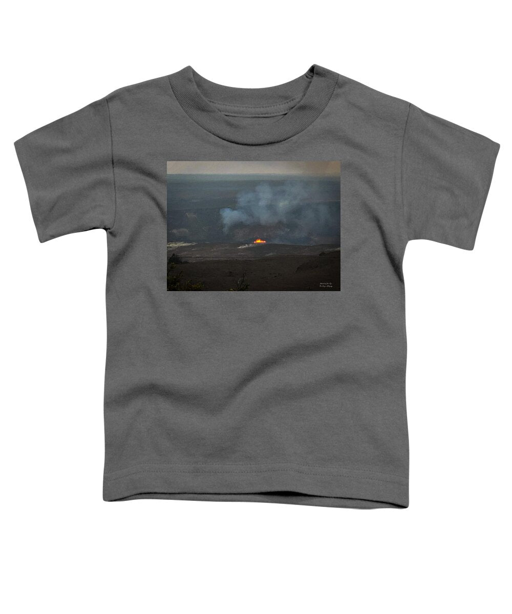 Volcano in Hawaii  - Toddler T-Shirt