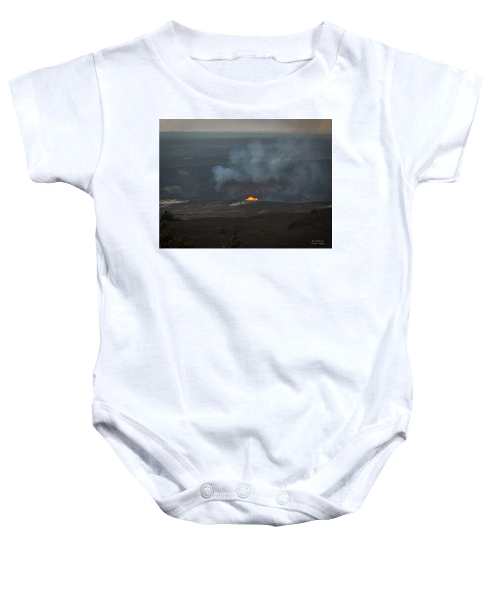 Volcano in Hawaii  - Baby Onesie