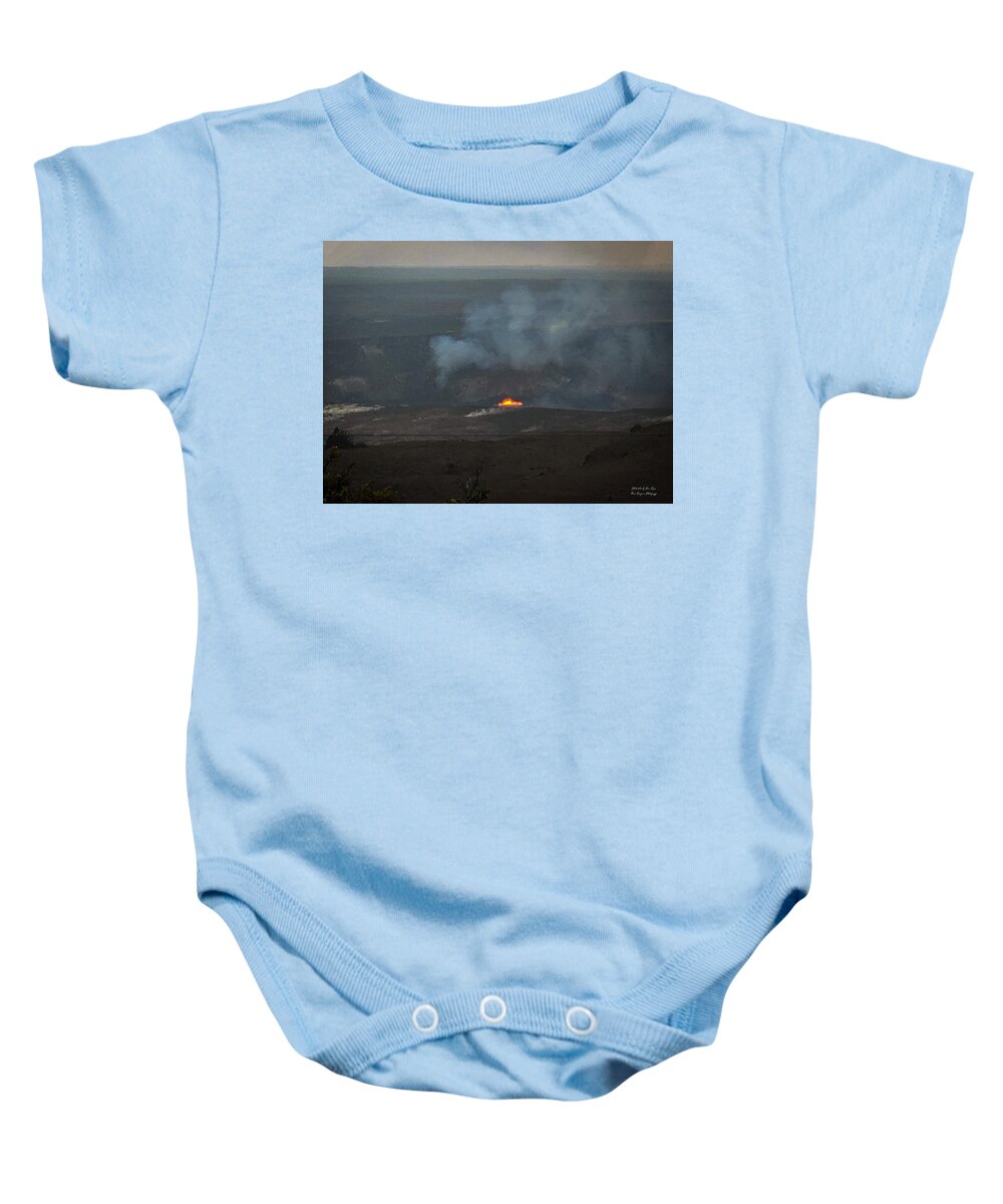 Volcano in Hawaii  - Baby Onesie