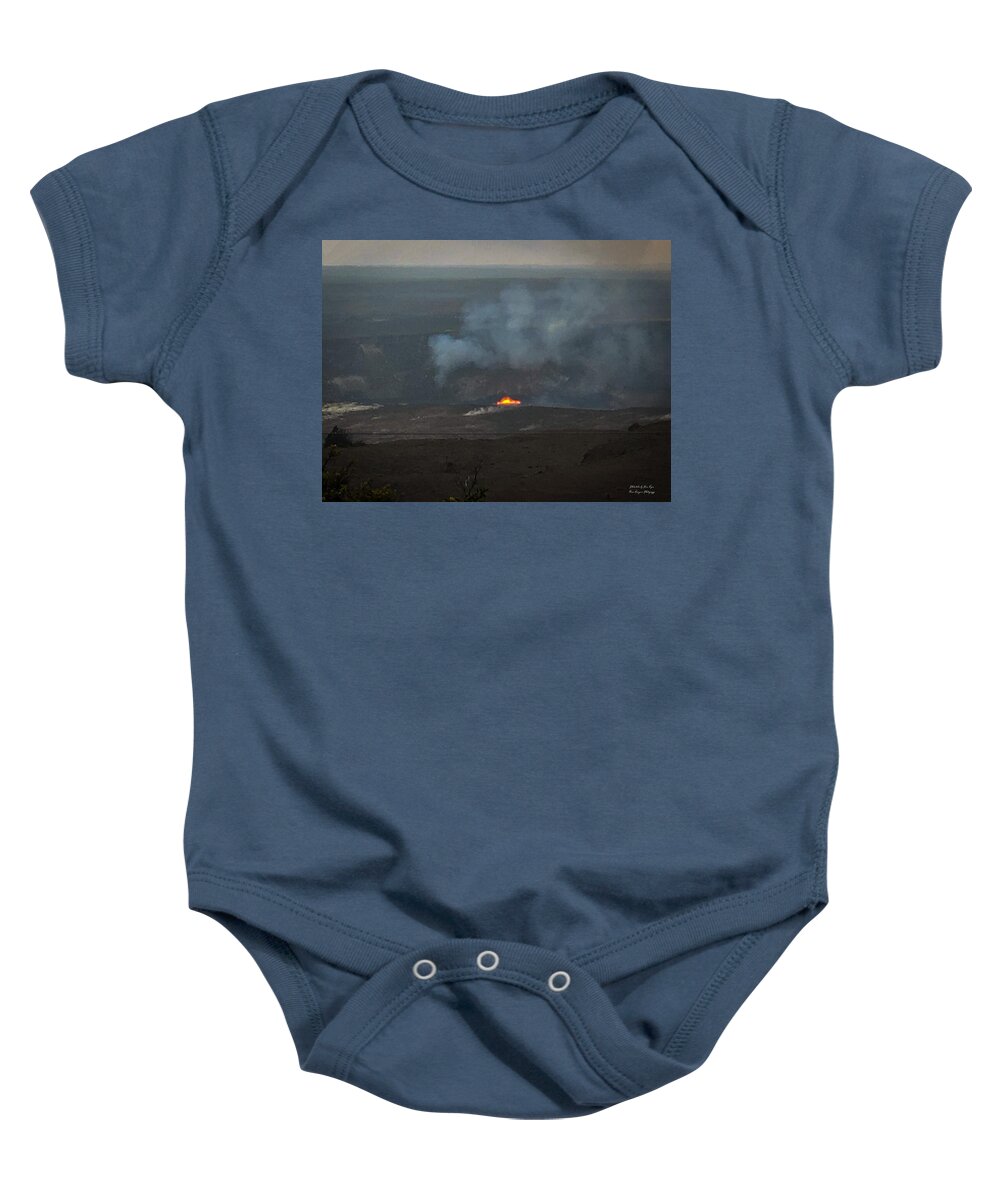 Volcano in Hawaii  - Baby Onesie