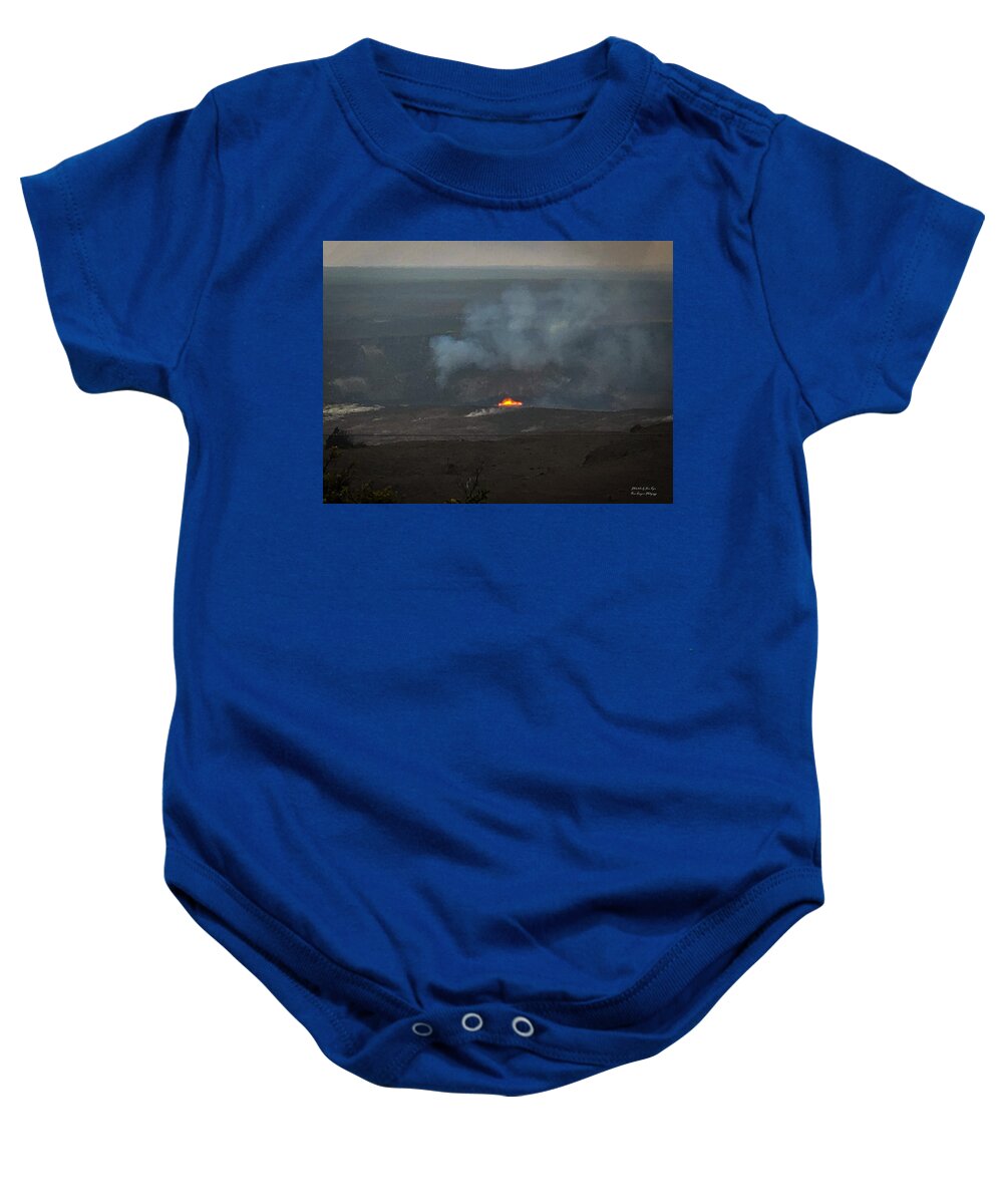 Volcano in Hawaii  - Baby Onesie