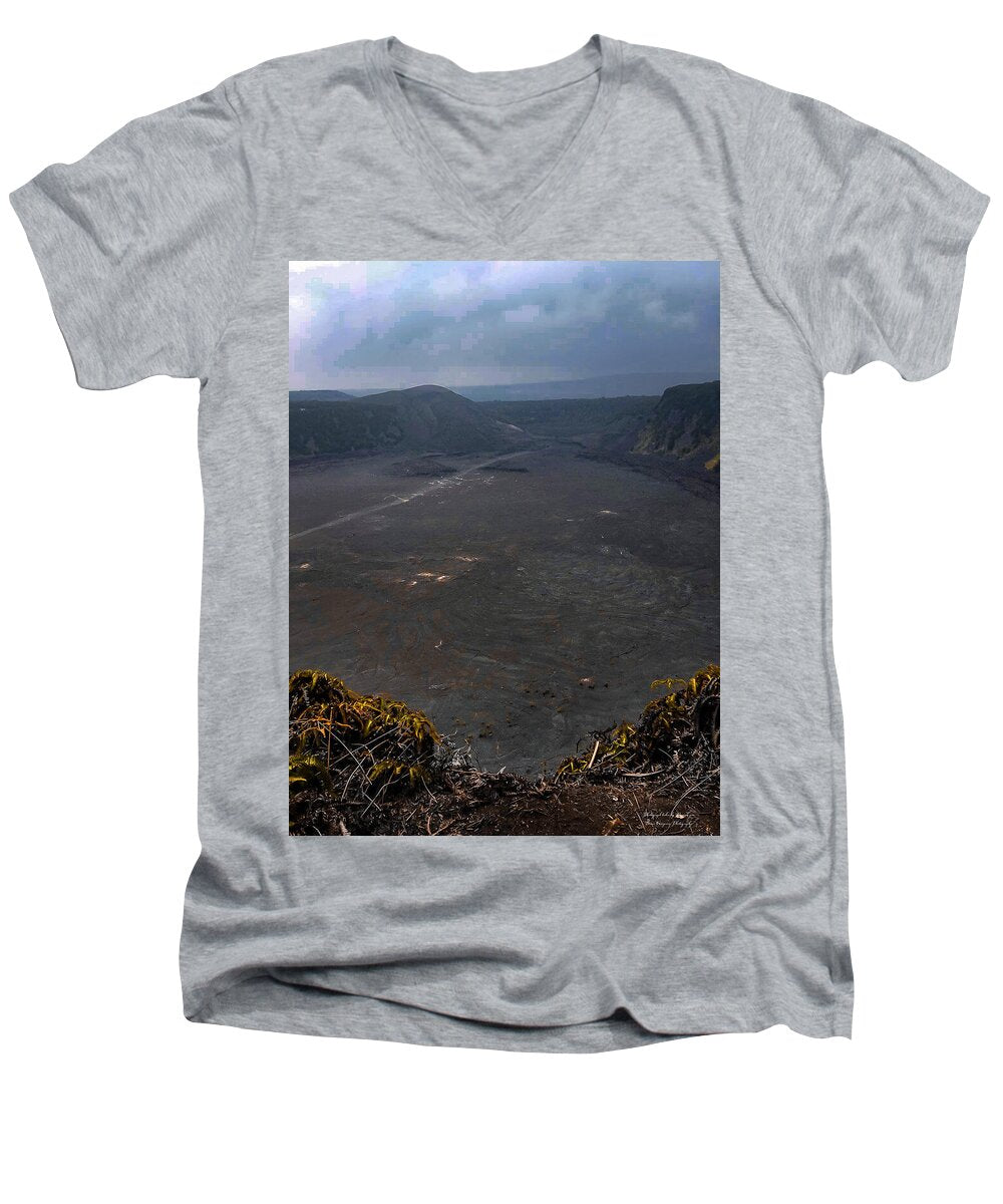 Volcano Planes  - Men's V-Neck T-Shirt