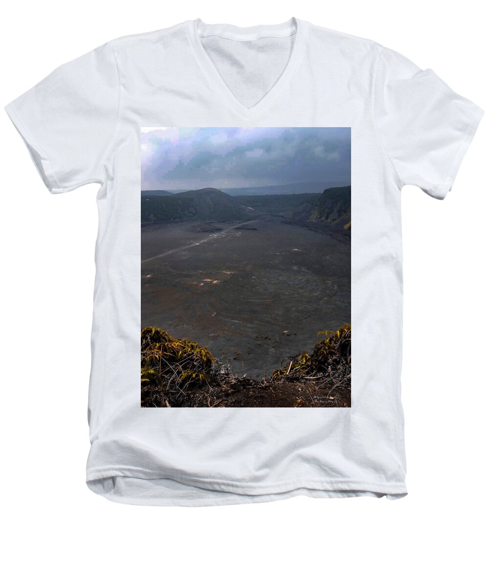 Volcano Planes  - Men's V-Neck T-Shirt