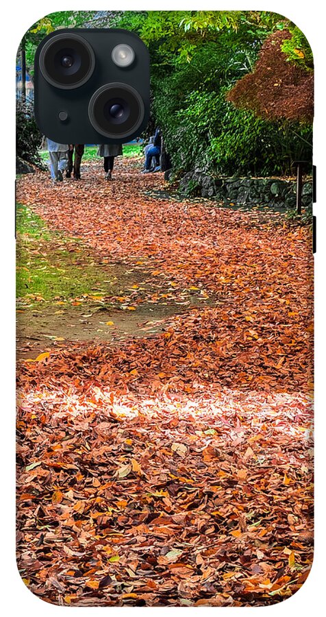 Walk along the park  - Phone Case