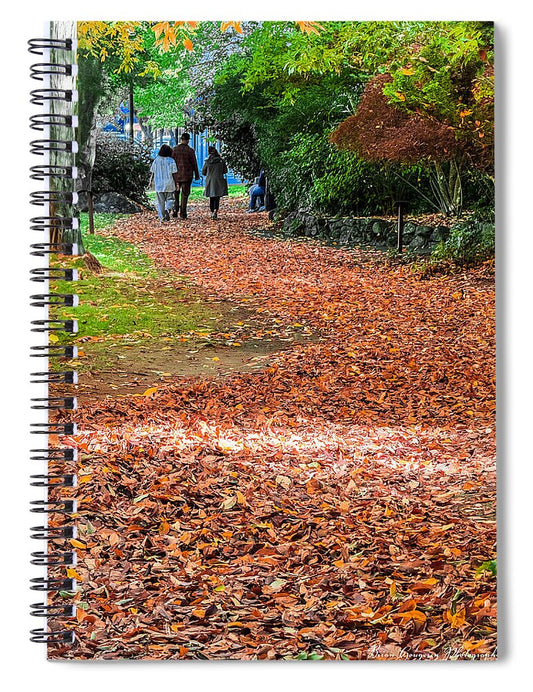 Walk along the park  - Spiral Notebook