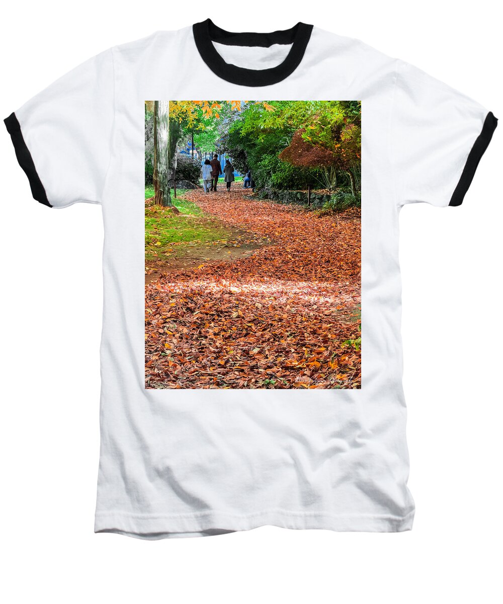 Walk along the park  - Baseball T-Shirt