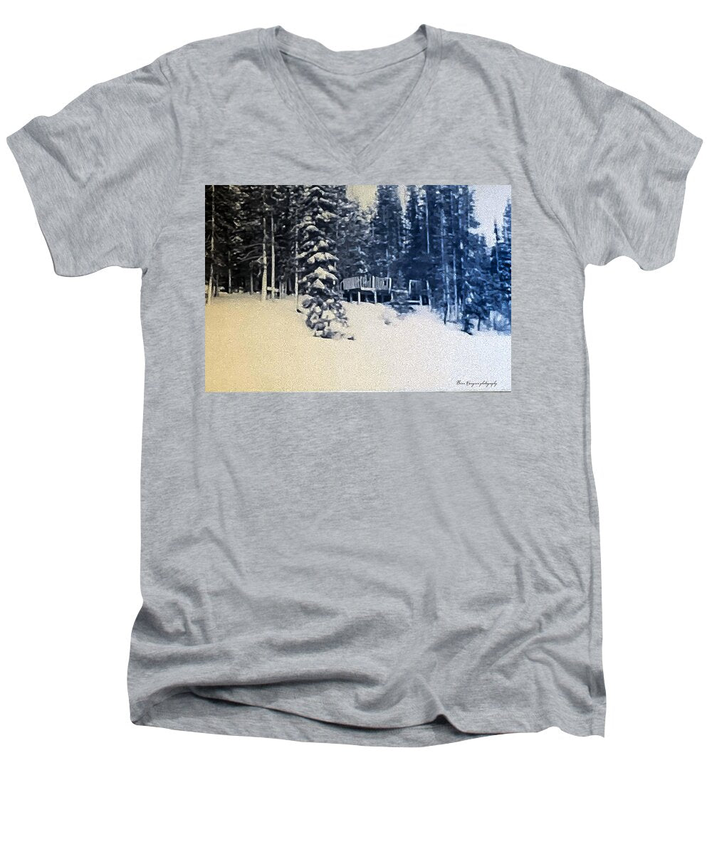 Winter  - Men's V-Neck T-Shirt