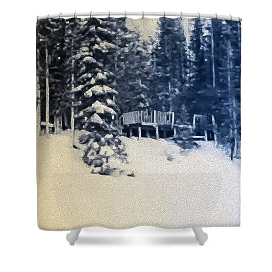 Winter  - Shower Curtain