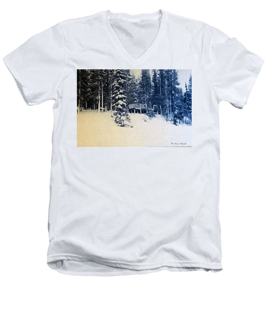 Winter  - Men's V-Neck T-Shirt