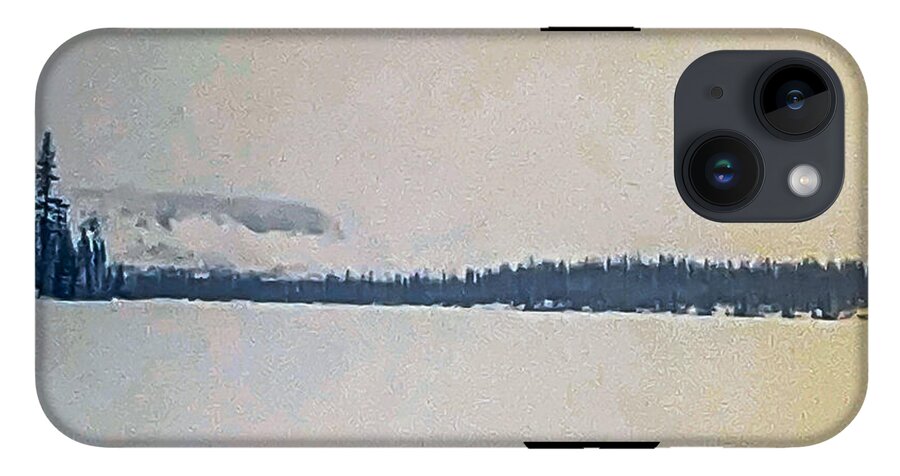 Winter lake  - Phone Case