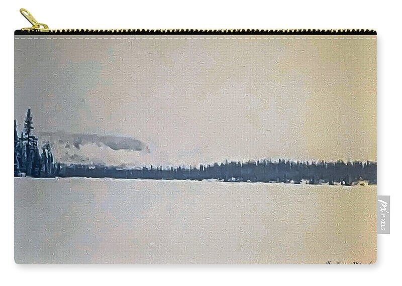Winter lake  - Zip Pouch