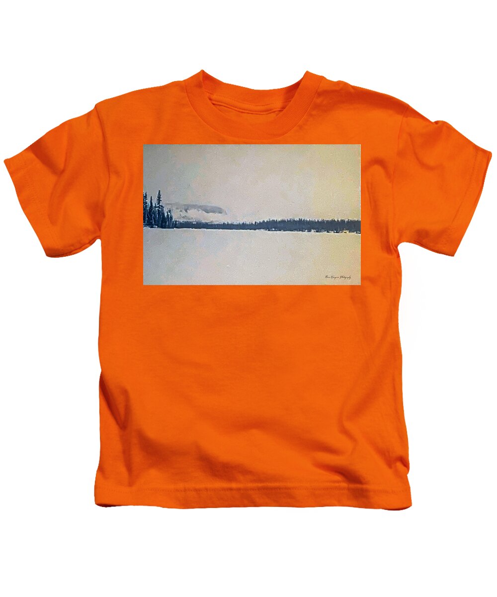 Winter lake  - Kids T-Shirt