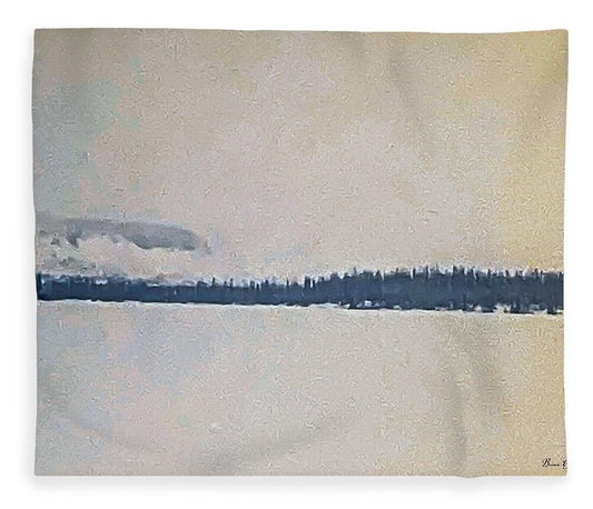 Winter lake  - Blanket