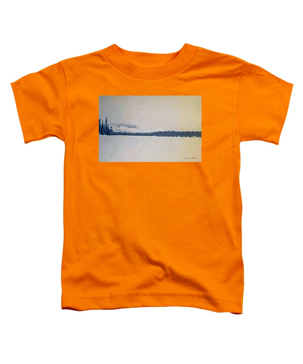 Winter lake  - Toddler T-Shirt