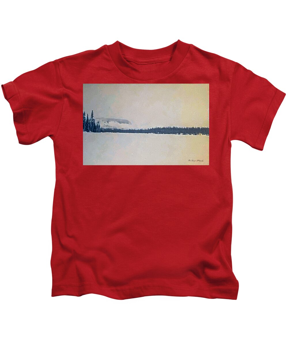 Winter lake  - Kids T-Shirt