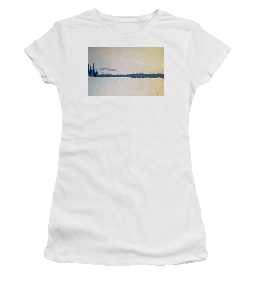 Winter lake  - Women's T-Shirt