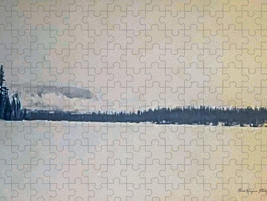 Winter lake  - Puzzle