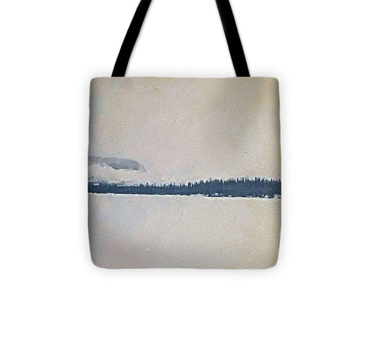 Winter lake  - Tote Bag