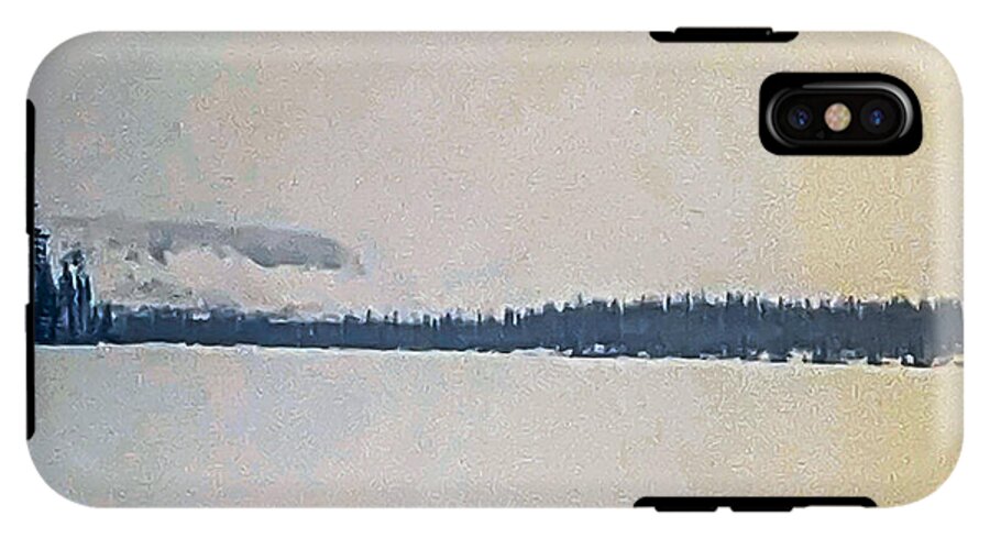 Winter lake  - Phone Case