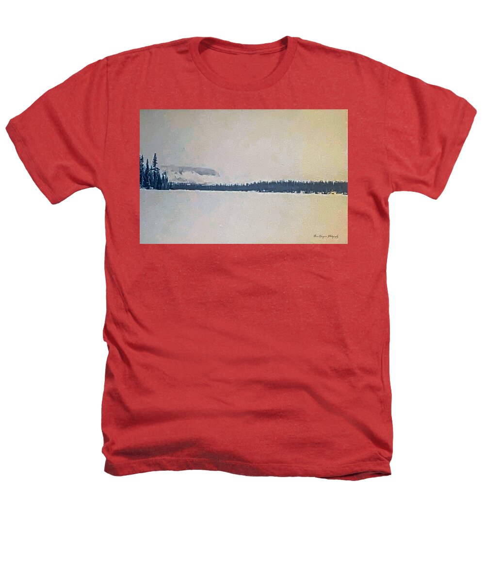 Winter lake  - Heathers T-Shirt