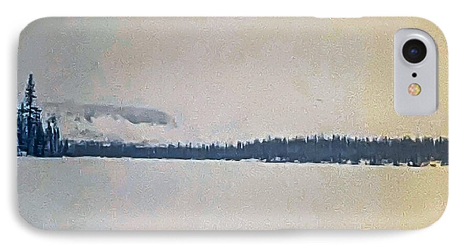 Winter lake  - Phone Case