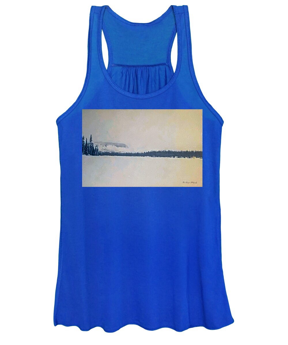 Winter lake  - Women's Tank Top