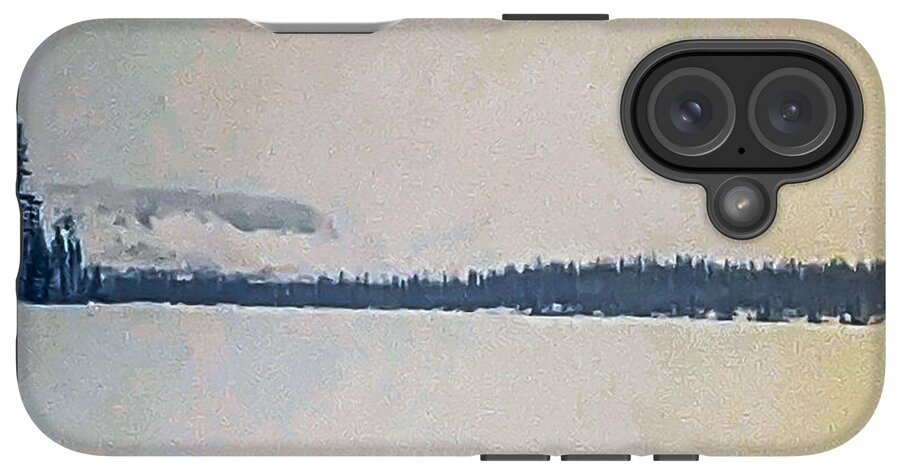 Winter lake  - Phone Case