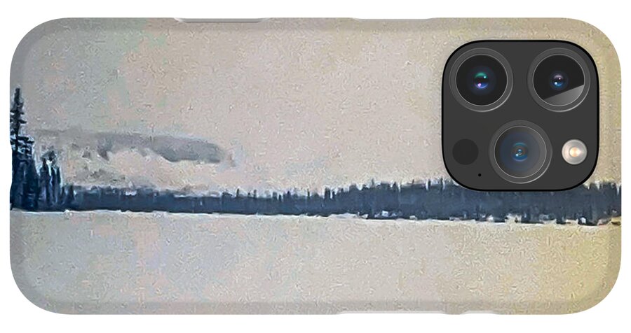 Winter lake  - Phone Case