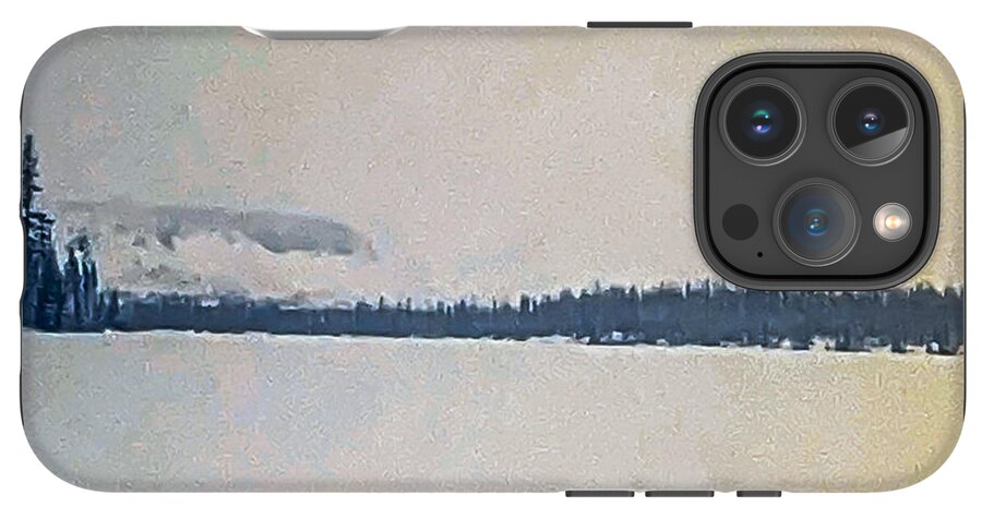 Winter lake  - Phone Case