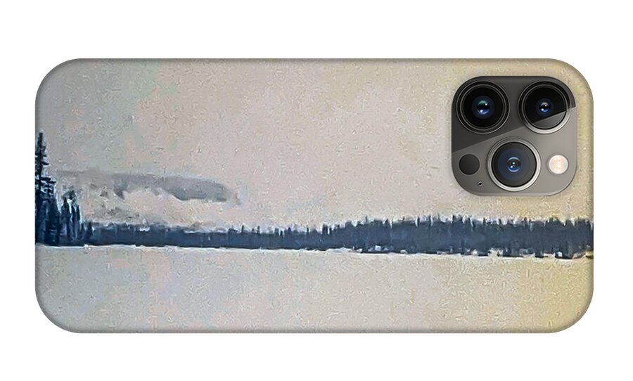 Winter lake  - Phone Case