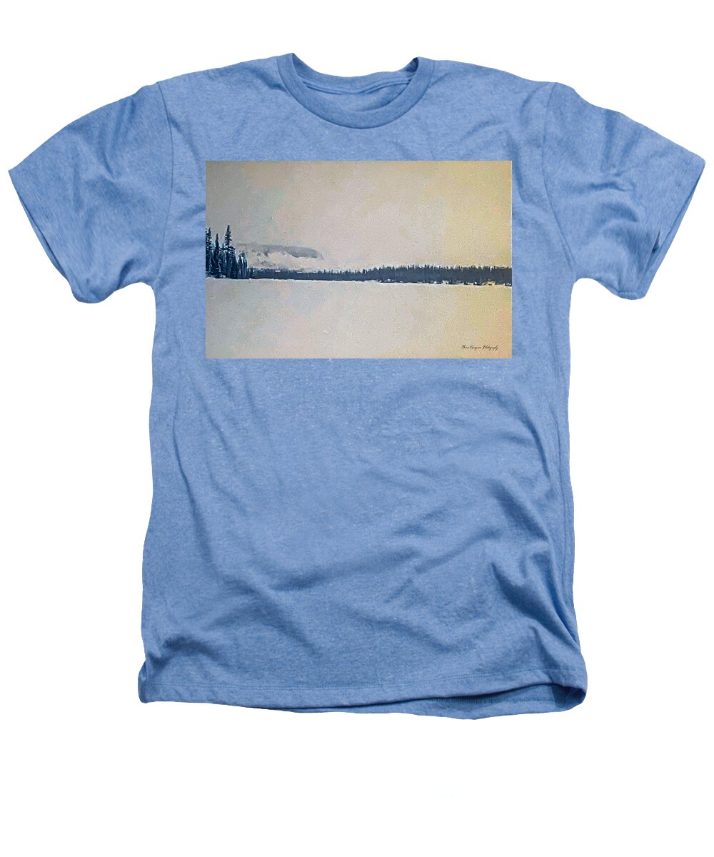 Winter lake  - Heathers T-Shirt