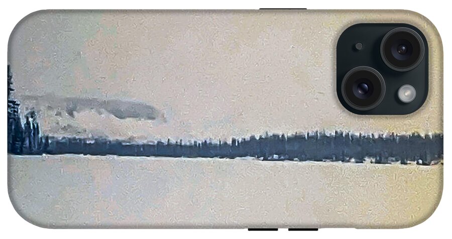 Winter lake  - Phone Case