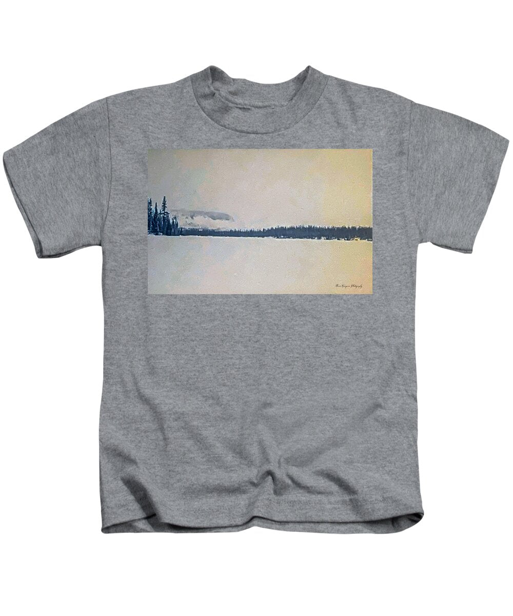Winter lake  - Kids T-Shirt