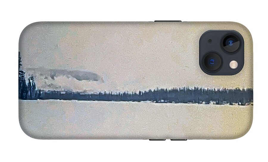 Winter lake  - Phone Case