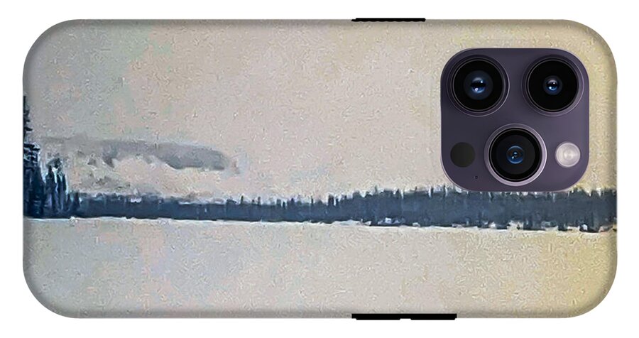 Winter lake  - Phone Case