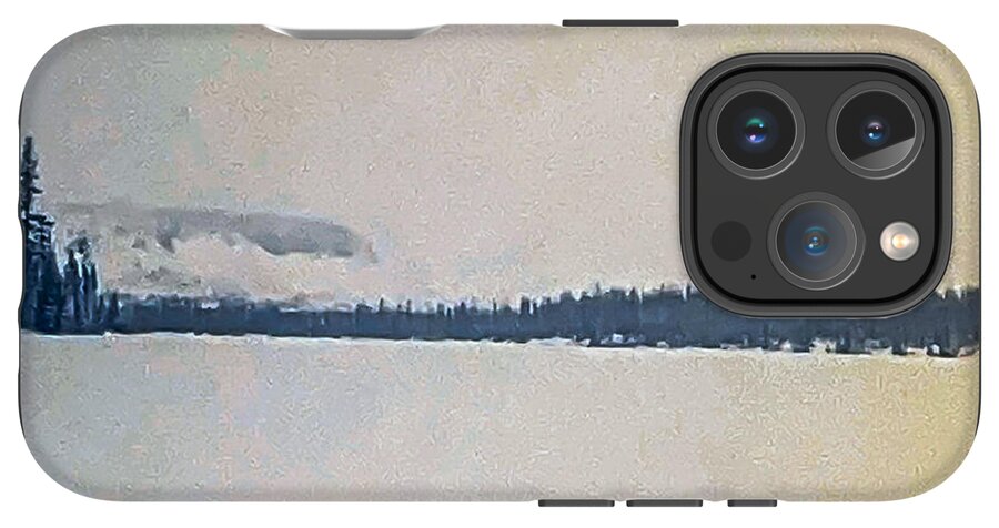 Winter lake  - Phone Case