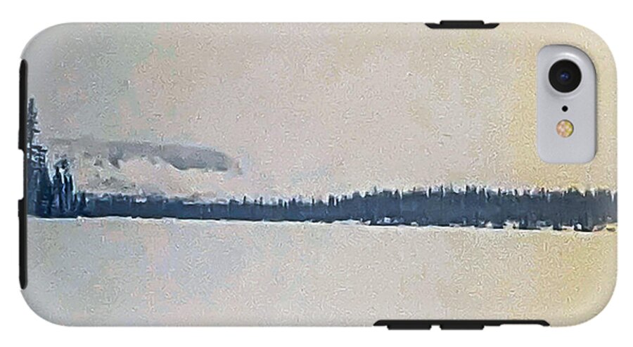 Winter lake  - Phone Case